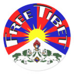 Free Tibet Badge stickers
