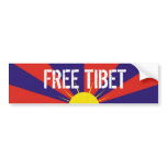 FREE TIBET BUMPER STICKER bumper stickers