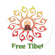 Free Tibet Candle
