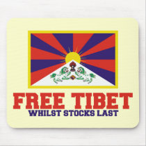 Free Tibet humorous Mousemats