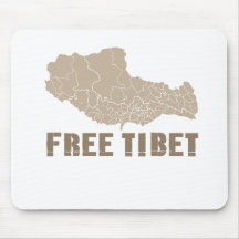 FREE TIBET / TIBETAN FREEDOM MOUSEPAD