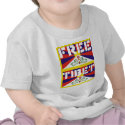 Free Tibet! t-shirts