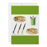 free-vector-painting-accessories-11021 personalized invite