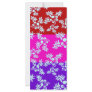 Free Vector Seamless Flower Pattern2 Full Color Rack Card