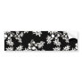 Free Vector Seamless Flower Pattern3 black white h Bumper Sticker