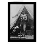 Freed Slave & Soldier in Camp Cameron, DC 1861 Card