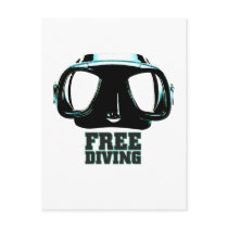 Freediving Postcard