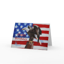 Freedom aceo Birthday Card