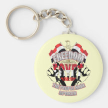 Freedom Day Liberation of Egypt 11 February 2011 Keychain