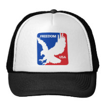 Freedom Eagle July 4th Trucker Hats