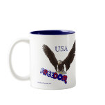 Freedom Eagle USA Patriotic Coffee Mug