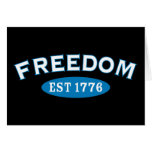 Freedom Establish 1776 Greeting Card