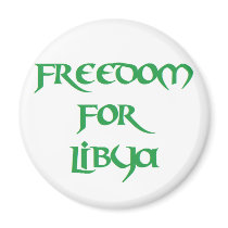 Freedom for Libya Refrigerator Magnets