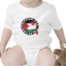Freedom for Palestine Baby Bodysuits