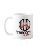 Freedom For Peace mugs