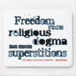 Freedom from Religious Dogma mousepads
