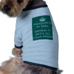 freedom is in peril defend it with all your might pet clothing