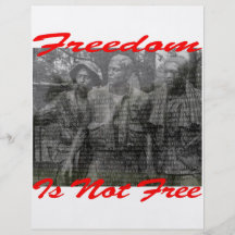 Freedom Is Not Free #002 Full Color Flyer