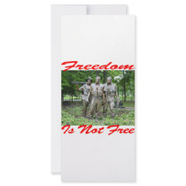 Freedom Is Not Free #005 Customized Rack Card