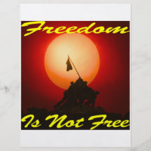 Freedom Is Not Free #007 Flyers