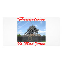 Freedom Is Not Free Picture Card