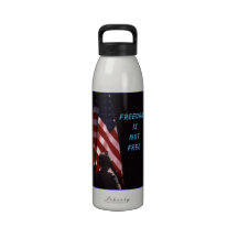 Freedom Is Not Free water bottle