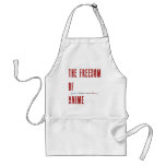 Freedom of anime apron