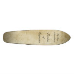 Freedom of Expression, The First Ammendment! skateboards