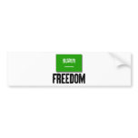 Freedom - Saudi Arabia bumper stickers