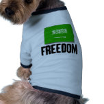Freedom - Saudi Arabia pet clothing