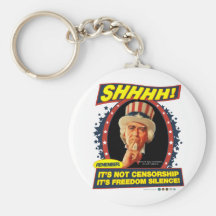 Freedom Silence Keychain