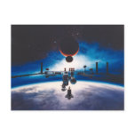 Freedom Space Station Postcard