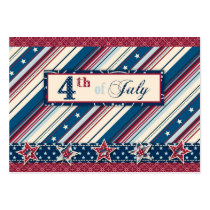 Freedom Stripe Gift Tag B Business Card Templates