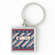 Freedom Stripe Keychain B2
