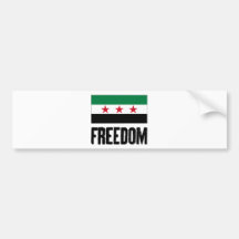 Freedom - Syria Bumper Sticker
