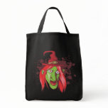 Freeky Halloween Witch Tote Bag