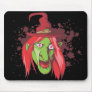 Freeky Halloween Witch Mouse Pads