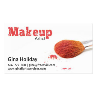 Makeup Artists on Freelance Makeup Artists Business Cards  Freelance Makeup Artists
