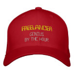 Freelancer: Genius BY THE HOUR embroidered hats