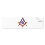 Freemason symbol bumper stickers
