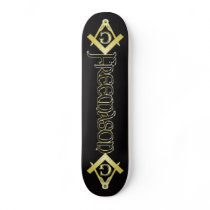 Freemason Symbol Skateboard