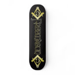 Freemason Symbol Skateboard