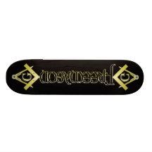 Freemason Symbol Skateboard