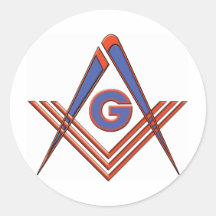 Freemason symbol sticker