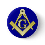 Freemasonry Symbol Button
