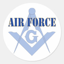 Freemasons in the Airforce Stickers