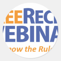 FreeRecruitingWebinar.org Round Sticker
