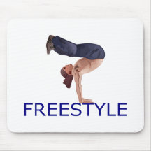 Freestyle B Boy Mousepads
