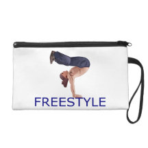 Freestyle Breakdancing  B Boy Wristlet Clutches