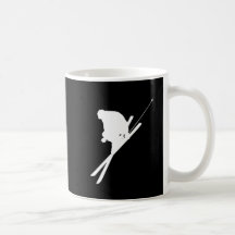 Freestyle skiing coffee mug